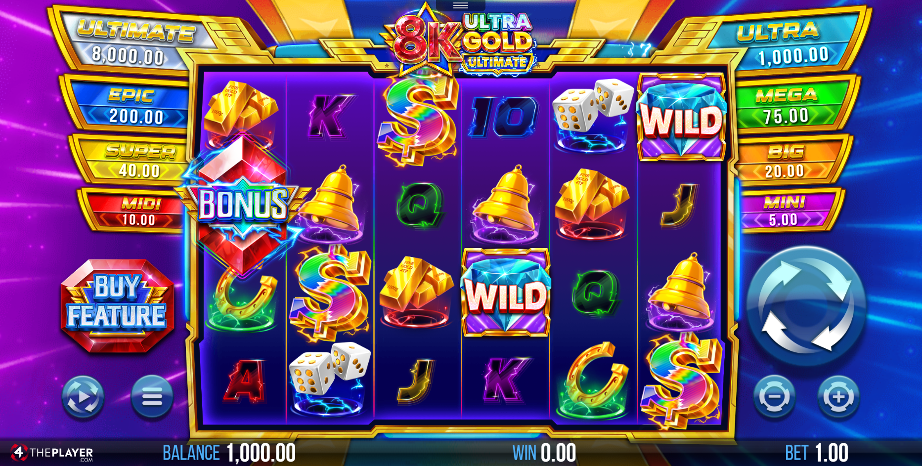 8K Ultra Gold: Zirve